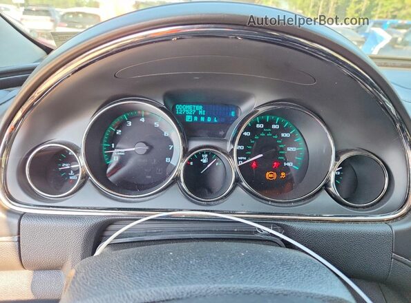 5GAKRBKD4HJ123706 2017 BUICK ENCLAVE Белый Вид щитка приборов