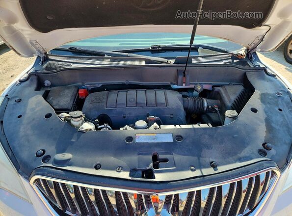 5GAKRBKD4HJ123706 2017 BUICK ENCLAVE Белый Вид подкапотного пространства