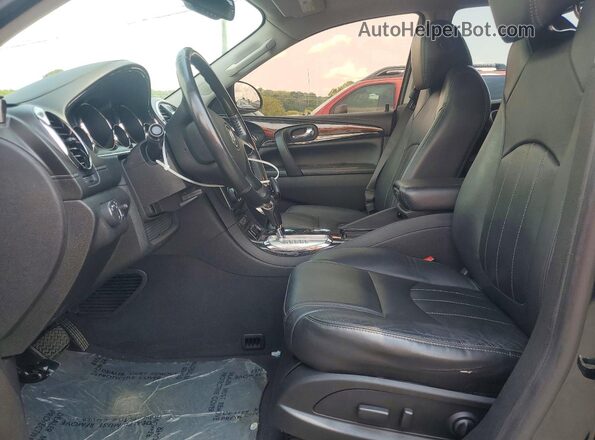 5GAKRBKD4HJ235759 2017 BUICK ENCLAVE Черный Вид салона спереди