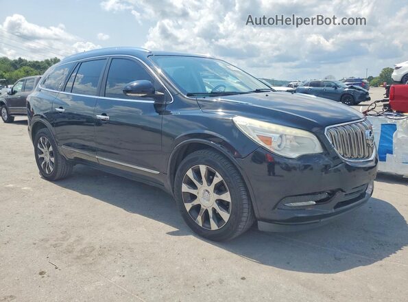5GAKRBKD4HJ235759 2017 BUICK ENCLAVE Черный Передняя правая четверть