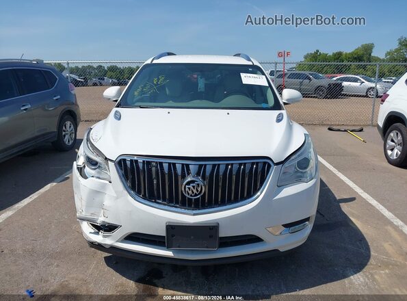 5GAKRBKD6HJ115235 2017 BUICK ENCLAVE White Սարքավորումների վահանակի տեսք