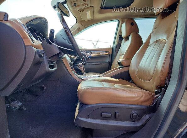5GAKRBKD7GJ144516 2016 BUICK ENCLAVE Black Vista interior delantera