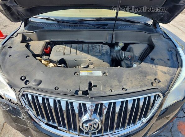 5GAKRBKD7GJ144516 2016 BUICK ENCLAVE Black Vista del compartimento del motor