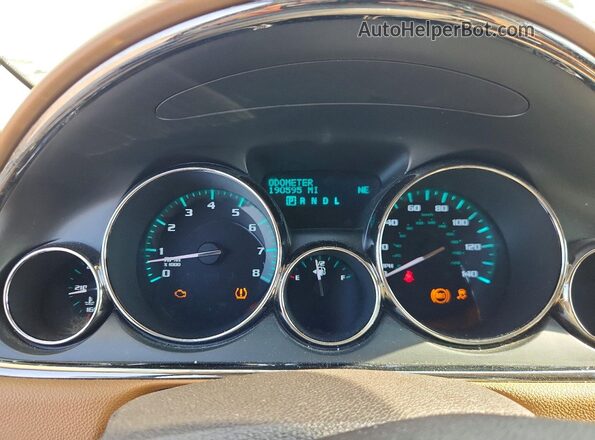 5GAKRBKD7GJ144516 2016 BUICK ENCLAVE Black Vista del cuadro de instrumentos