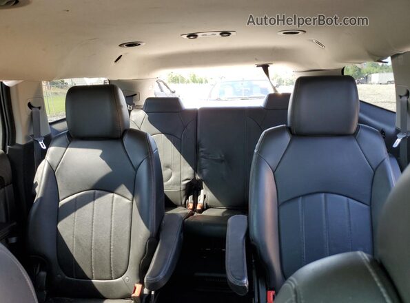5GAKRBKD7HJ337380 2017 BUICK ENCLAVE Black უკანა სავარძლების ხედი