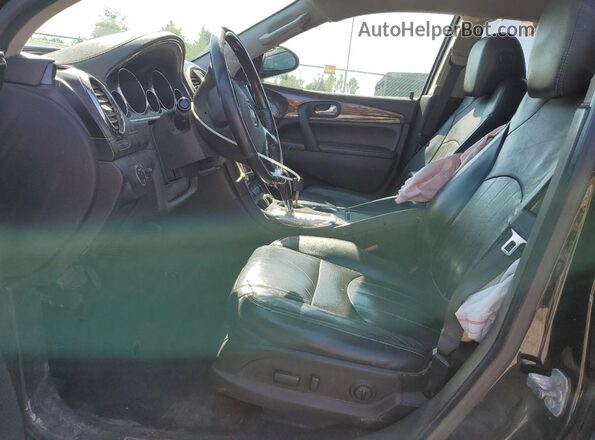 5GAKRBKD7HJ337380 2017 BUICK ENCLAVE Black წინა სალონის ხედი