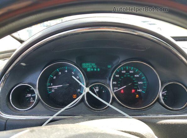 5GAKRBKD7HJ337380 2017 BUICK ENCLAVE Black ხელსაწყოთა პანელის ხედი