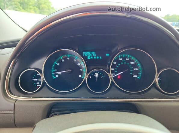 5GAKRBKD8HJ189594 2017 BUICK ENCLAVE White Vista del cuadro de instrumentos