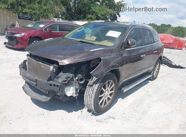 5GAKRBKD8HJ228555 2017 BUICK ENCLAVE Brown Передня ліва чверть