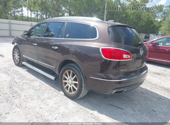 5GAKRBKD8HJ228555 2017 BUICK ENCLAVE Brown Задня ліва чверть