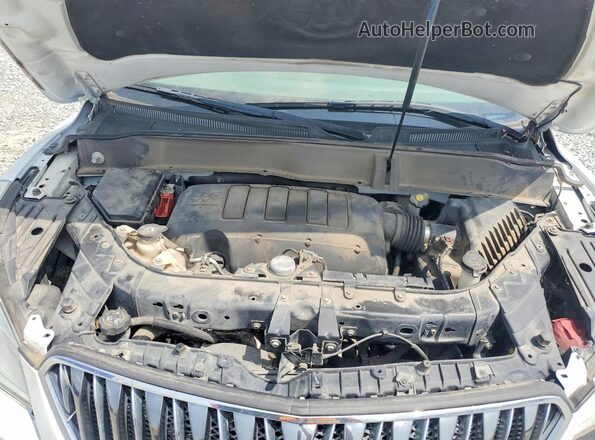 5GAKRBKD8HJ354298 2017 BUICK ENCLAVE White ძრავის განყოფილების ხედი