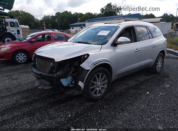5GAKRBKDXGJ127919 2016 BUICK ENCLAVE Silver Передня ліва чверть