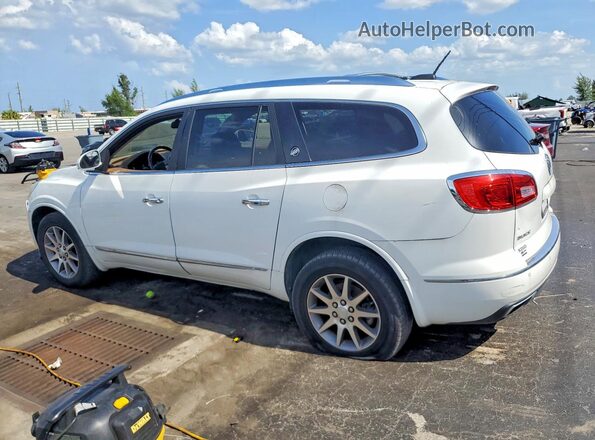5GAKRBKDXHJ177382 2017 BUICK ENCLAVE White Հետևի ձախ