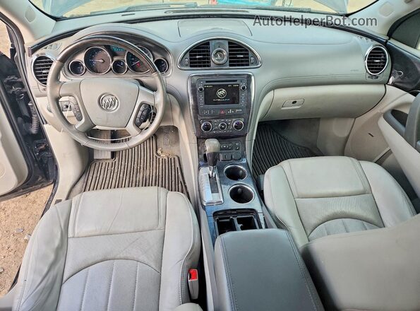 5GAKRCKD1GJ316559 2016 BUICK ENCLAVE Black Առջևի վահանակի տեսք