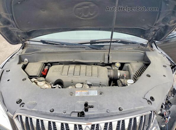 5GAKRCKD3HJ219896 2017 BUICK ENCLAVE Black Vista del compartimento del motor