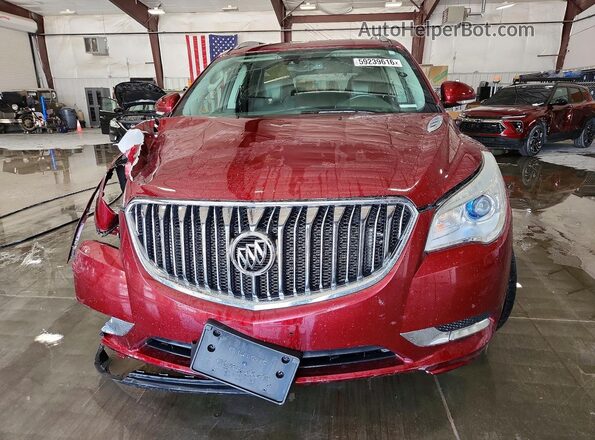 5GAKRCKD8HJ183381 2017 BUICK ENCLAVE Maroon Вид спереду
