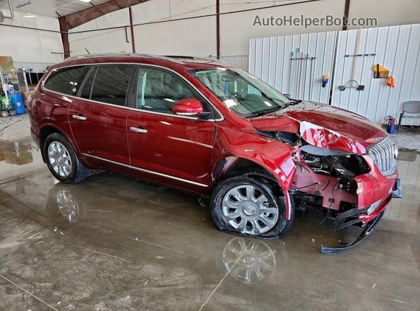 5GAKRCKD8HJ183381 2017 BUICK ENCLAVE Maroon Передня права чверть