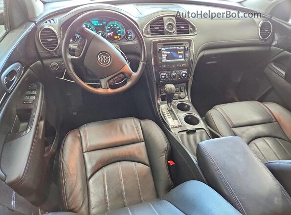 5GAKRCKD8HJ183381 2017 BUICK ENCLAVE Maroon Вид панелі приладів