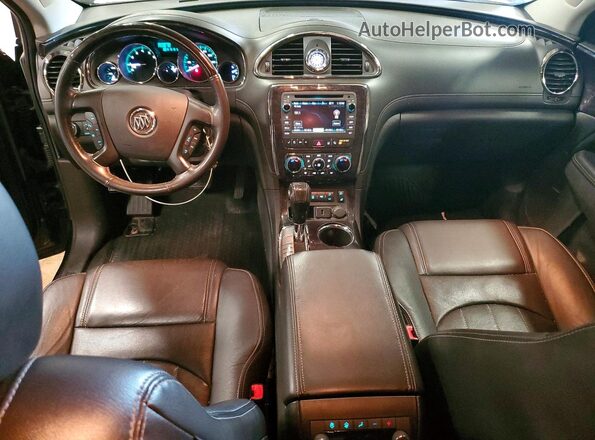 5GAKRCKD9HJ268780 2017 BUICK ENCLAVE Черный Вид панели приборов