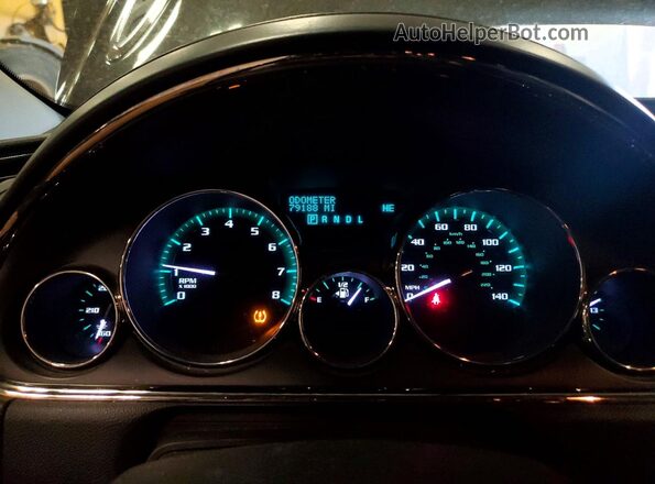 5GAKRCKD9HJ268780 2017 BUICK ENCLAVE Черный Вид щитка приборов