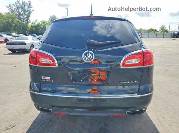 5GAKRCKDXHJ339436 2017 BUICK ENCLAVE Black Вид ззаду