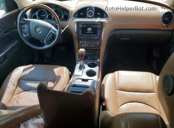 5GAKRCKDXHJ339436 2017 BUICK ENCLAVE Black Вид панелі приладів