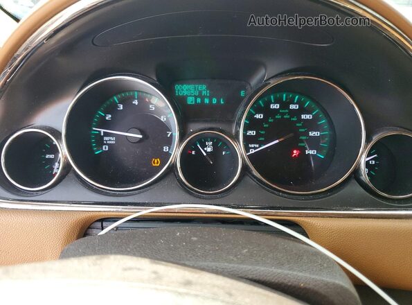 5GAKRCKDXHJ339436 2017 BUICK ENCLAVE Black Вид щитка приладів