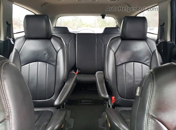 5GAKVBKD1GJ109725 2016 BUICK ENCLAVE Black Widok tylnych siedzeń