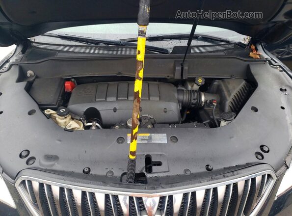 5GAKVBKD1GJ109725 2016 BUICK ENCLAVE Black Widok komory silnika
