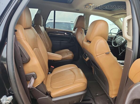 5GAKVBKD4HJ298551 2017 BUICK ENCLAVE Black Widok wnętrza z tyłu