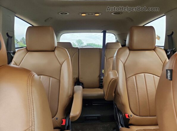5GAKVBKD4HJ298551 2017 BUICK ENCLAVE Black Widok tylnych siedzeń