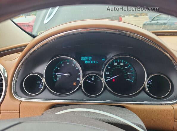 5GAKVBKD4HJ298551 2017 BUICK ENCLAVE Black Widok zestawu wskaźników