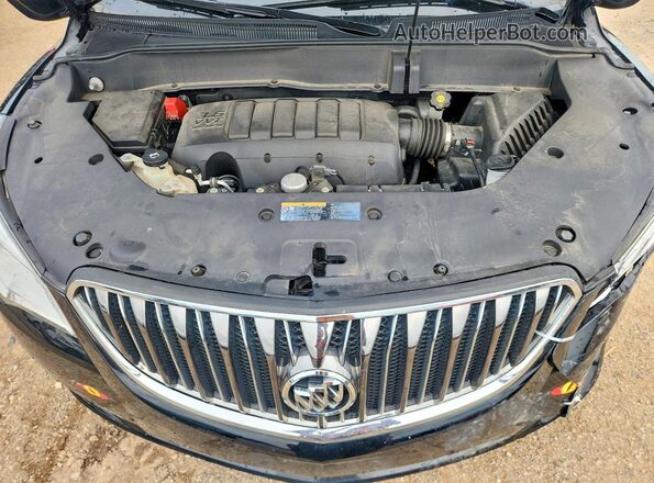 5GAKVBKD4HJ298551 2017 BUICK ENCLAVE Black Widok komory silnika