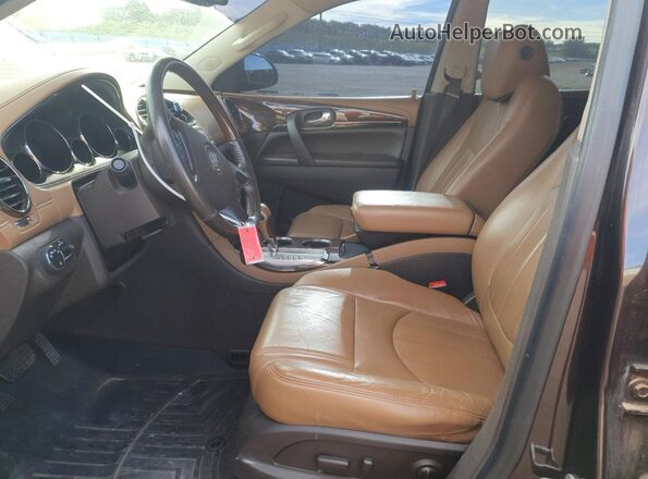 5GAKVBKD6GJ236289 2016 BUICK ENCLAVE Коричневый Вид салона спереди