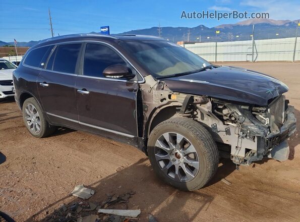 5GAKVBKD6GJ236289 2016 BUICK ENCLAVE Коричневый Передняя правая четверть