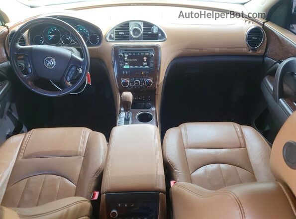 5GAKVBKD6GJ236289 2016 BUICK ENCLAVE Коричневый Вид панели приборов