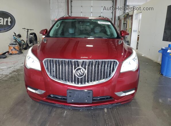 5GAKVCKD0GJ283937 2016 BUICK ENCLAVE Maroon Vista interior de 360 grados