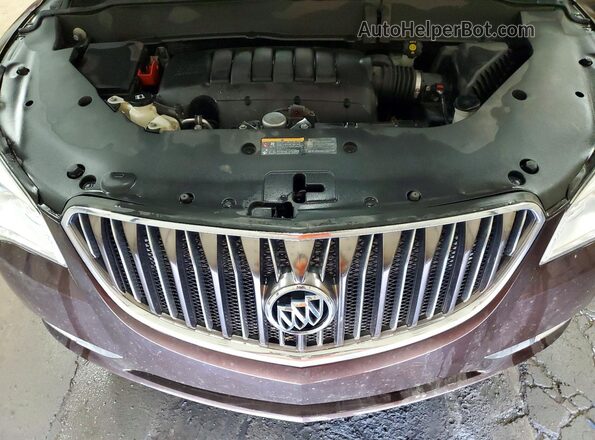5GAKVCKD4GJ110132 2016 BUICK ENCLAVE Brown Engine compartment view
