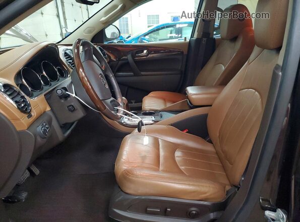 5GAKVCKD4GJ110132 2016 BUICK ENCLAVE Brown Front interior view
