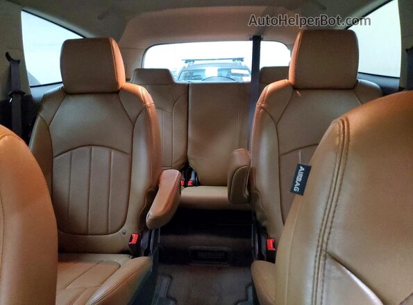 5GAKVCKD4GJ110132 2016 BUICK ENCLAVE Brown Rear seats view