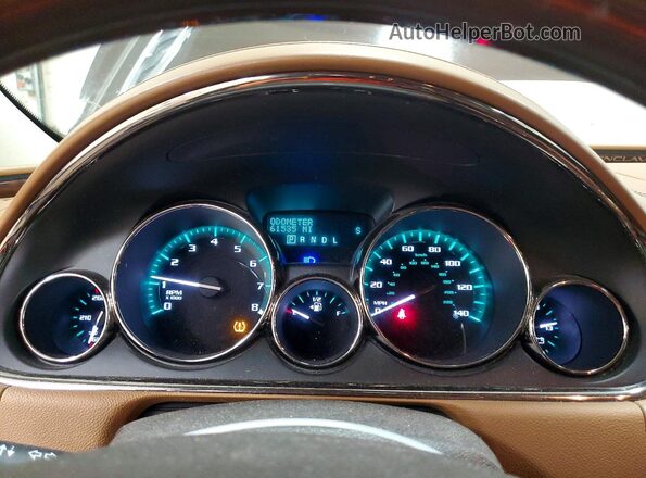 5GAKVCKD4GJ110132 2016 BUICK ENCLAVE Brown Instrument cluster view