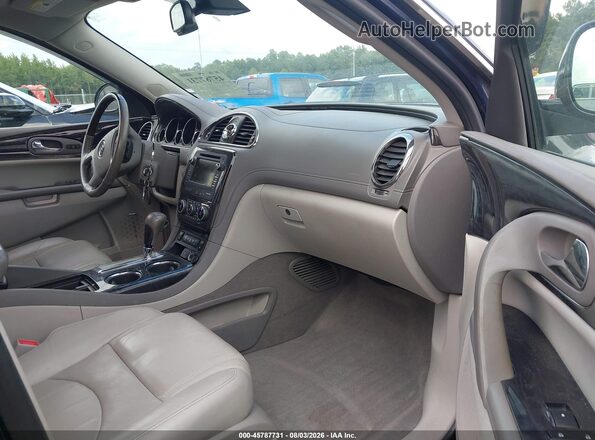 5GAKVCKD4HJ111153 2017 BUICK ENCLAVE Dark Blue Vista interior delantera