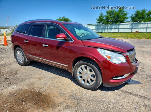 5GAKVCKD5HJ119438 2017 BUICK ENCLAVE Red Przód prawy