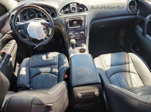 5GAKVCKD5HJ119438 2017 BUICK ENCLAVE Red Widok deski rozdzielczej