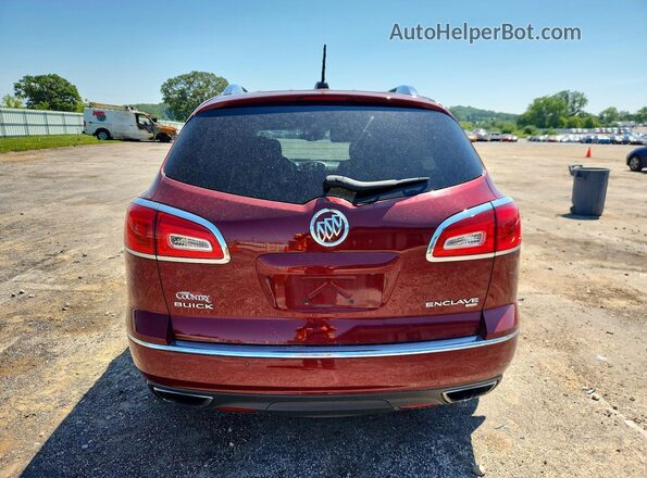 5GAKVCKD5HJ119438 2017 BUICK ENCLAVE Red Widok z tyłu
