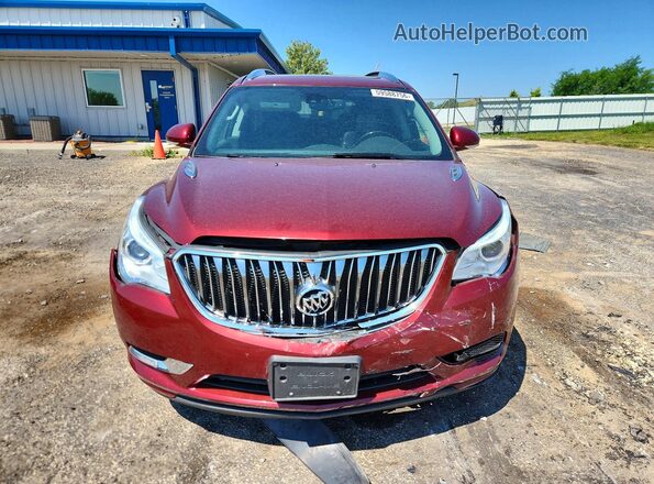 5GAKVCKD5HJ119438 2017 BUICK ENCLAVE Red Widok z przodu