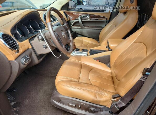 5GAKVCKD5HJ178442 2017 BUICK ENCLAVE Коричневый Вид салона спереди
