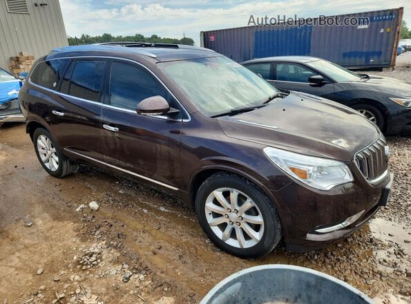 5GAKVCKD5HJ178442 2017 BUICK ENCLAVE Коричневый Передняя правая четверть