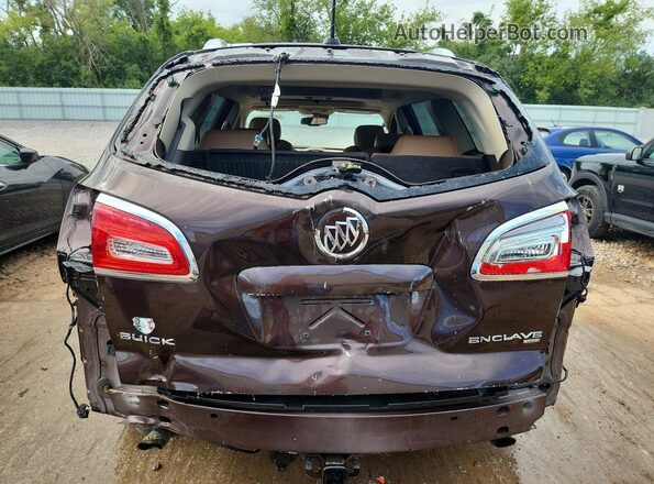 5GAKVCKD5HJ178442 2017 BUICK ENCLAVE Коричневый Вид сзади