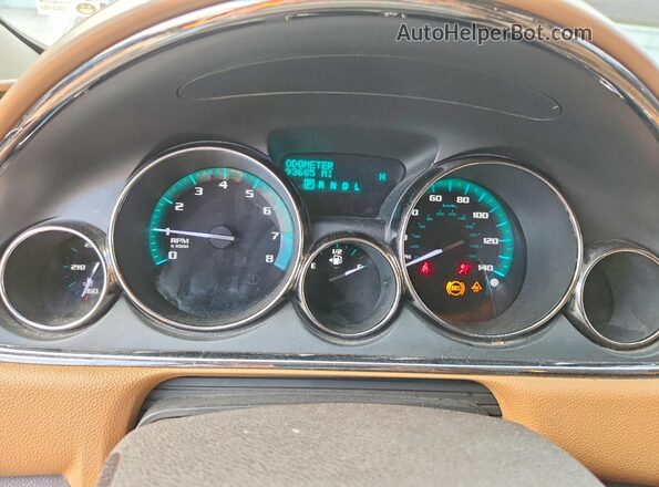5GAKVCKD5HJ178442 2017 BUICK ENCLAVE Коричневый Вид щитка приборов